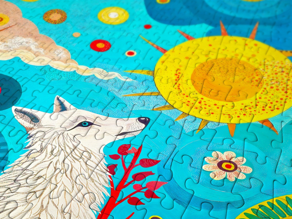 Puzzle 1000 piese Enjoy – White Guardian [5]