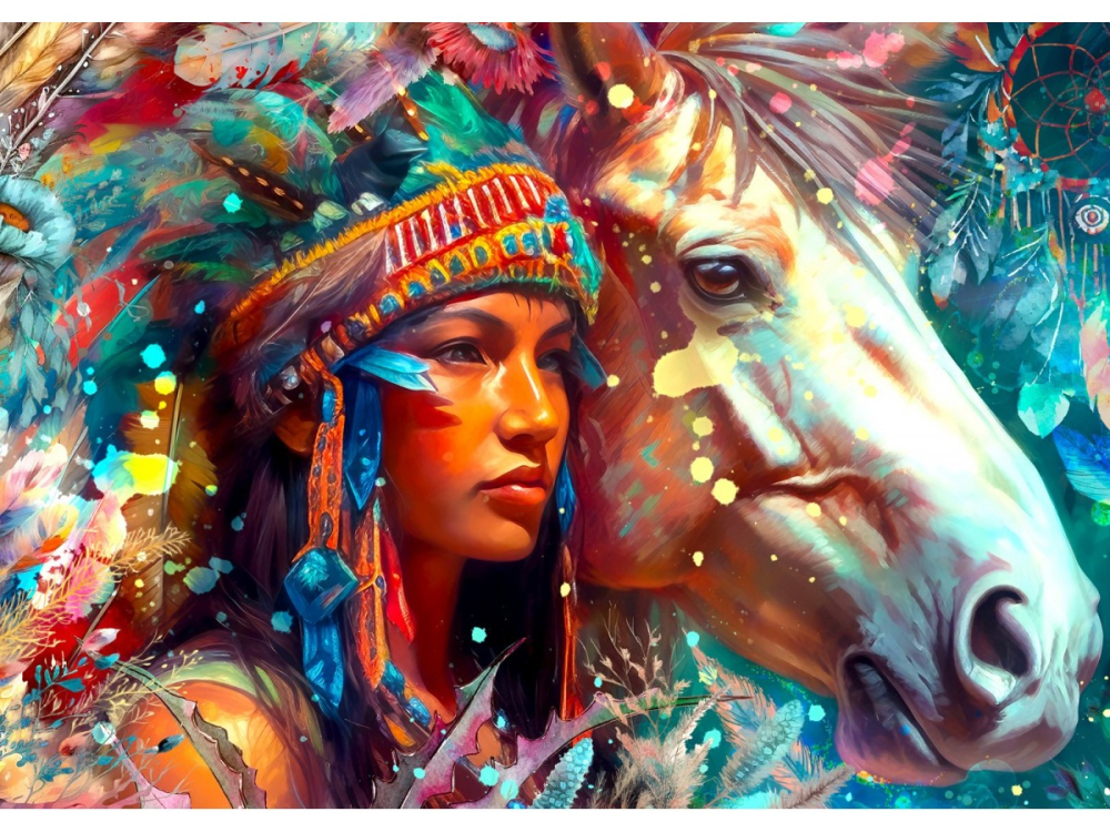 Puzzle 1000 piese Enjoy – Wild Spirit [2]