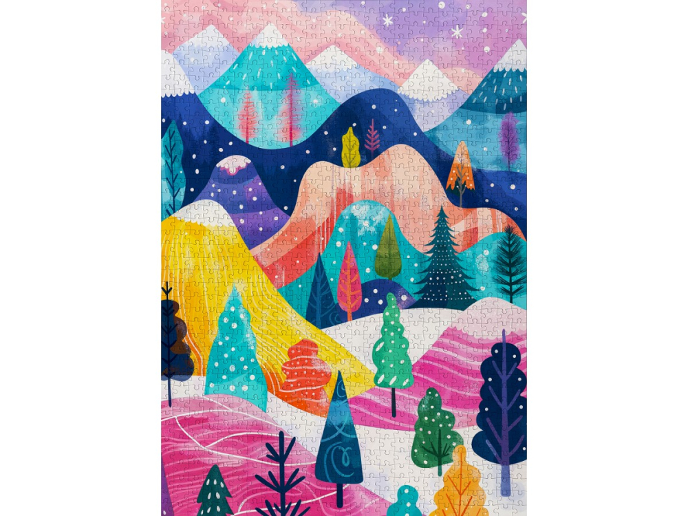 Puzzle 1000 piese Enjoy – Winter’s Palette [2]