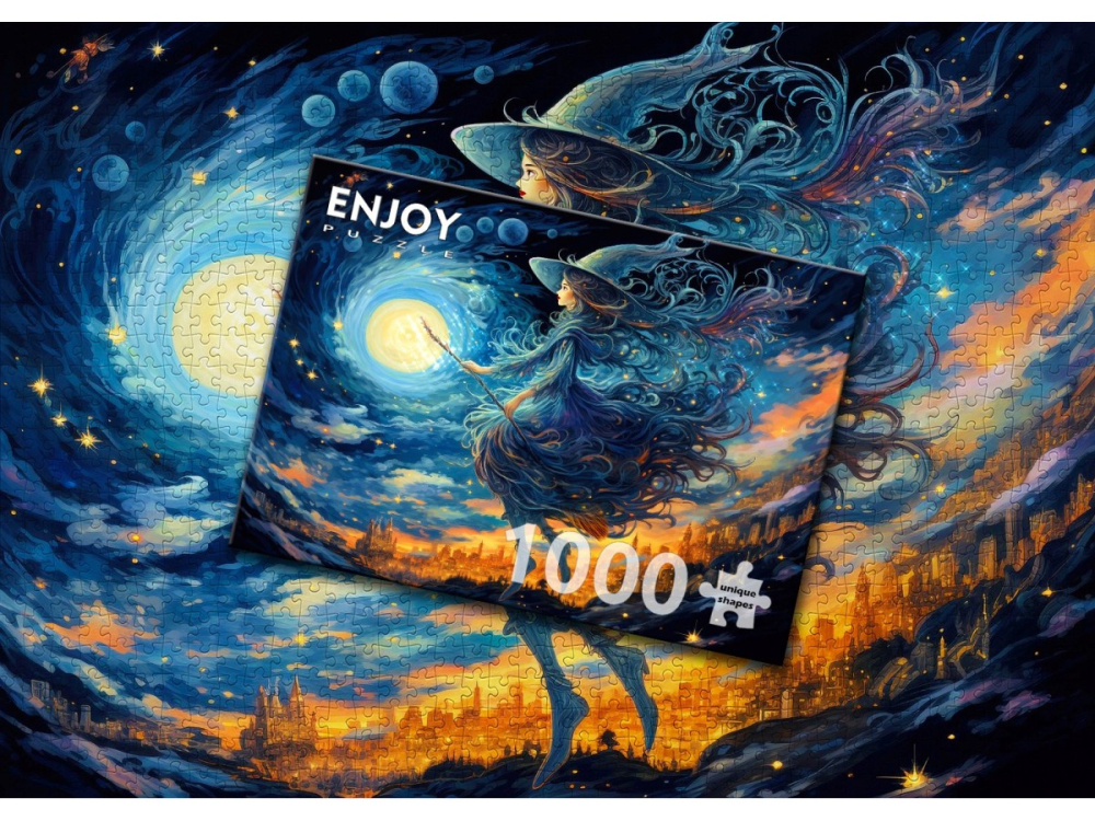 Puzzle 1000 piese Enjoy – Witch’s Night Out [5]