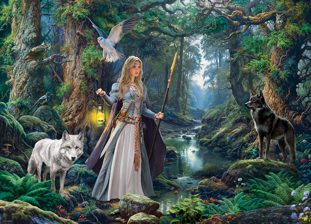 Puzzle 1000 piese Eurographics Fantasy Forest [2]