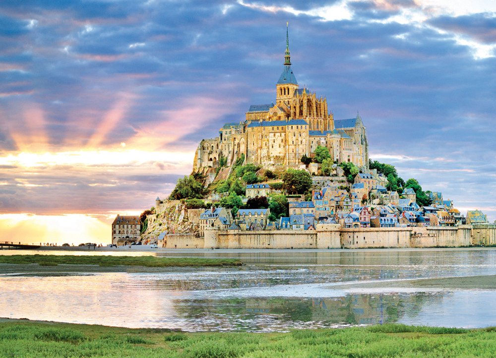 Puzzle 1000 piese Eurographics Mont Saint-Michel France [2]