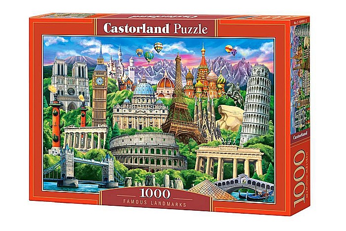 Puzzle 1000 piese Famous Landmarks 104901 Castorland [1]