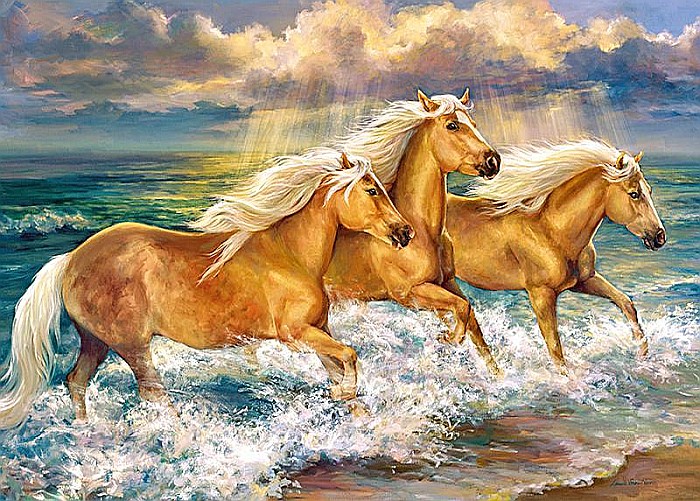 Puzzle 1000 piese Fantasea Ponies 30424 Cherry Pazzi [3]