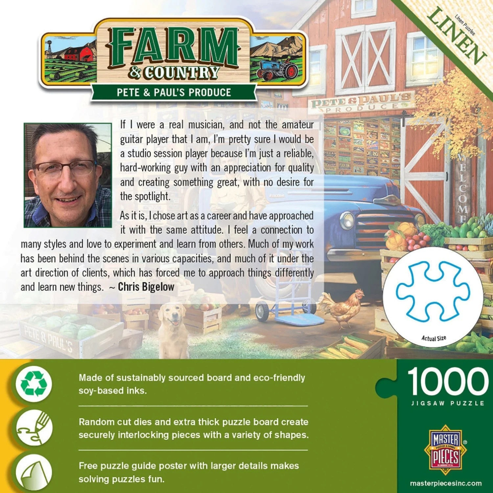 Puzzle 1000 piese Farm & Country Pete and Pauls Produce [3]
