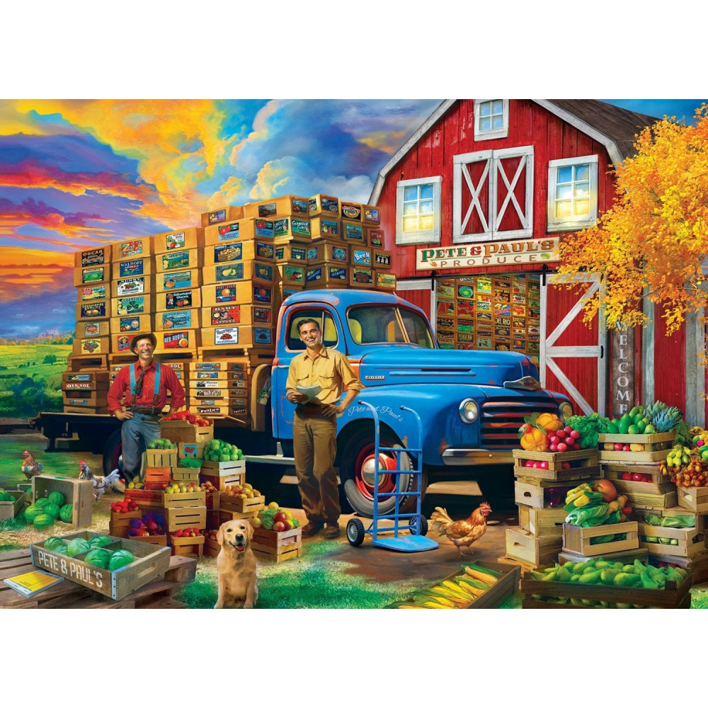 Puzzle 1000 piese Farm & Country Pete and Pauls Produce [2]