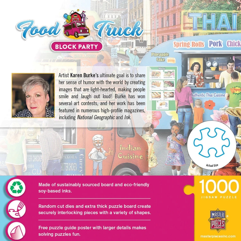 Puzzle 1000 piese Food Truck Block Party [3]