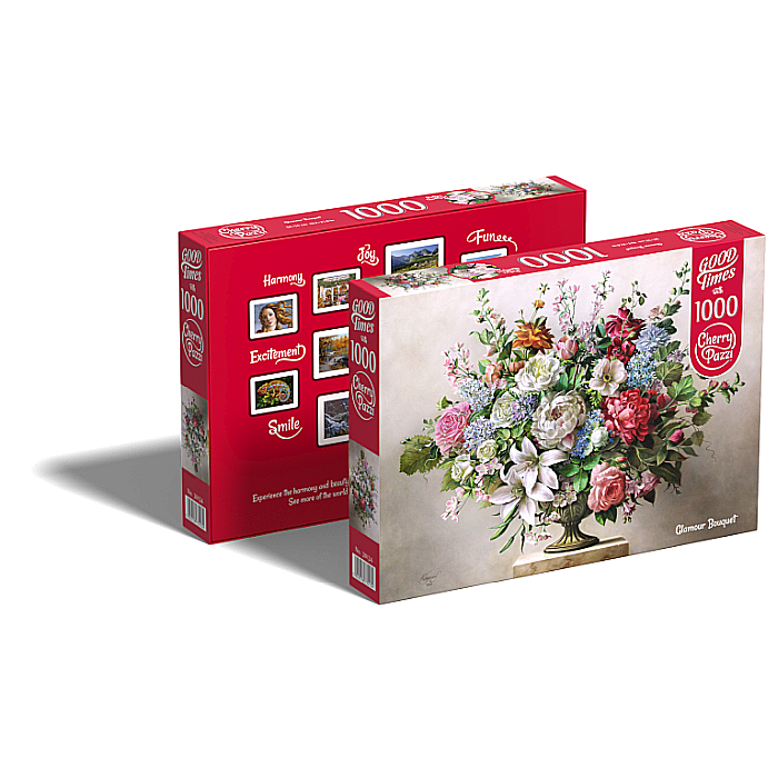 Puzzle 1000 piese Glamour Bouquet 30134 Cherry Pazzi [2]