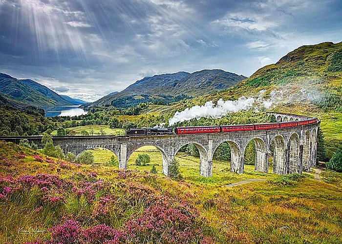 Puzzle 1000 piese Glenfinnan Viaduct 30356 Cherry Pazzi [3]