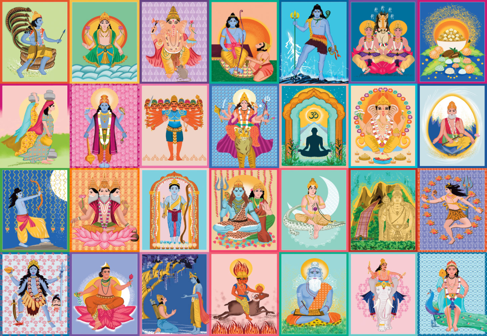 Puzzle 1000 piese Hachette Inde Merveilleuse [2]