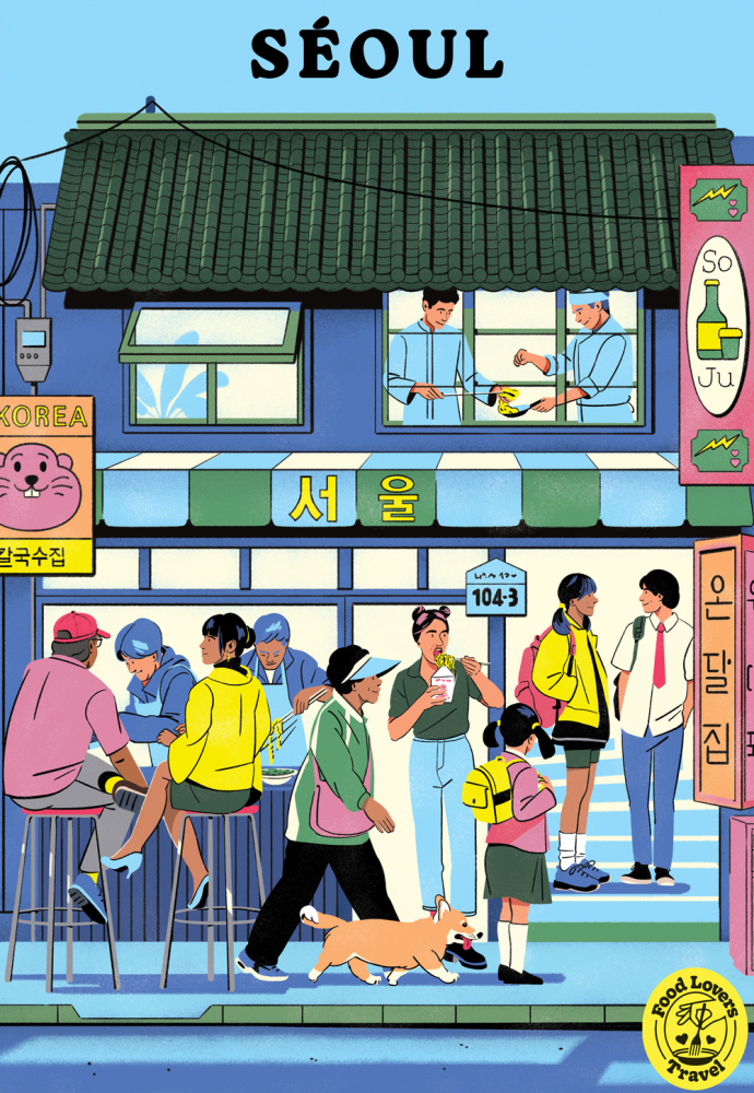 Puzzle 1000 piese Hachette Séoul [2]