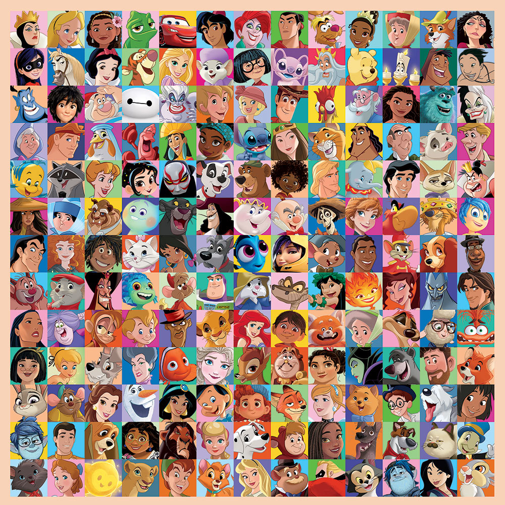 Puzzle 1000 piese Hachette Who’s Who Disney [2]