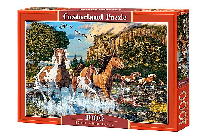 Puzzle 1000 piese Horse Wolderland Castorland 104789 [1]
