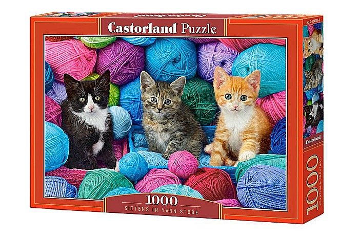 Puzzle 1000 piese Kittens in Yarn Store Castorland 104796 [1]