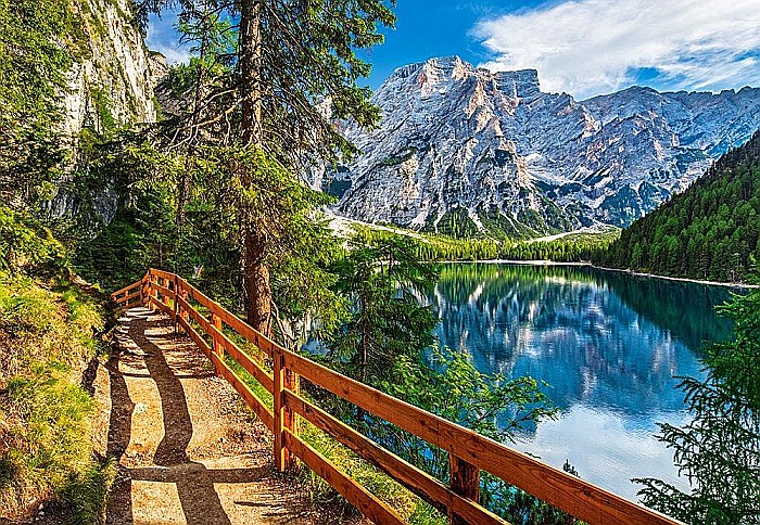 Puzzle 1000 piese Lacul Braies, Italia 104109 [2]