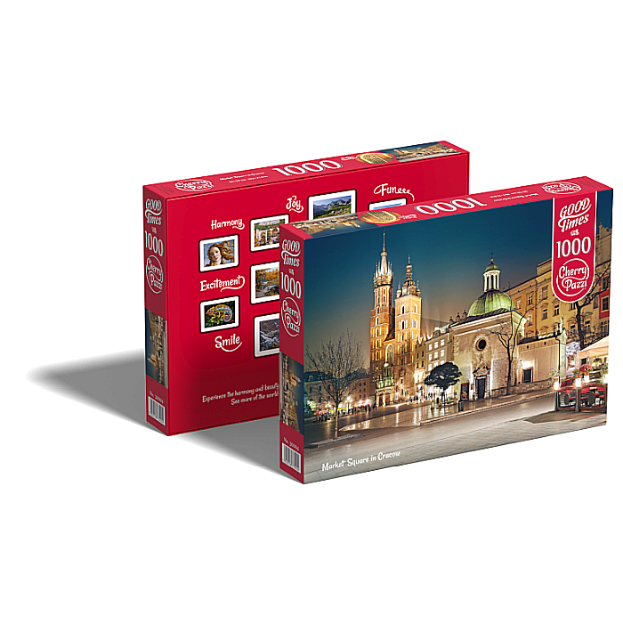 Puzzle 1000 piese Market Square in Cracow 30004 Cherry Pazzi [2]