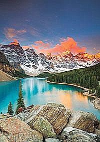 Puzzle 1000 piese Moraine Lake, Banff National Park, Canada 17739 [2]