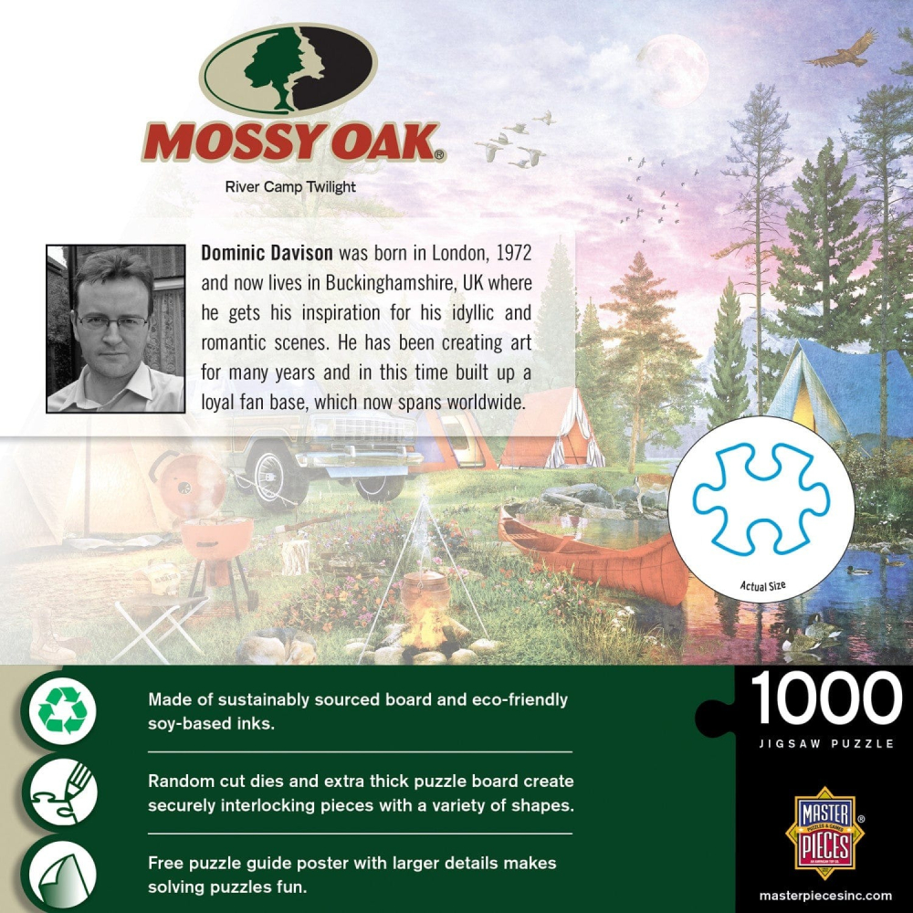 Puzzle 1000 piese Mossy Oak River Camp Twilight [3]