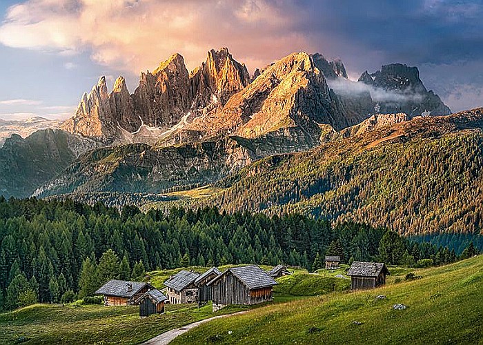 Puzzle 1000 piese Mountain Scenery in the Dolomites 30103 Cherry Pazzi [3]