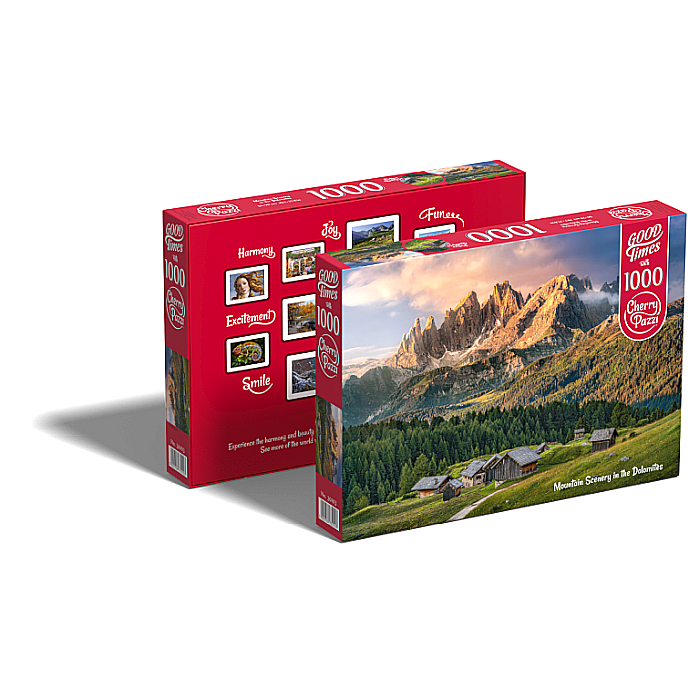 Puzzle 1000 piese Mountain Scenery in the Dolomites 30103 Cherry Pazzi [2]