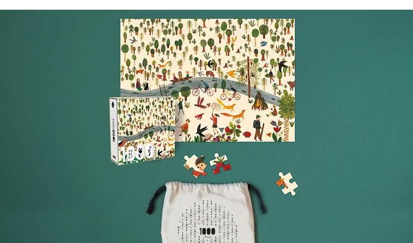 Puzzle 1000 piese Padurea, Londji [2]