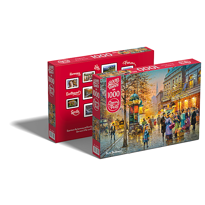 Puzzle 1000 piese Paris Boulevard 30202 Cherry Pazzi [2]
