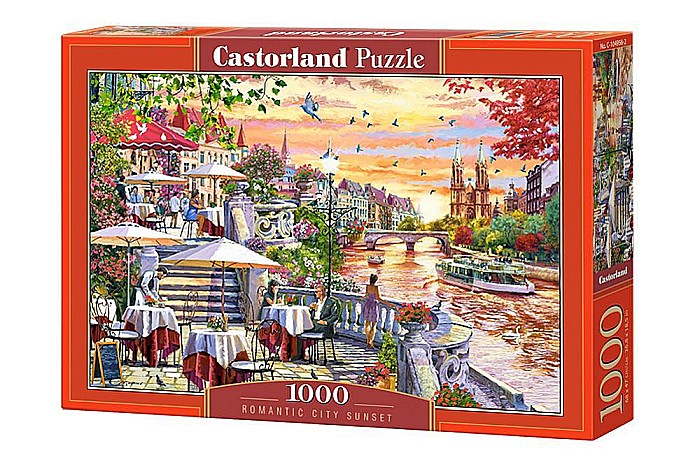 Puzzle 1000 piese Romantic City Sunset 104956 Castorland [1]