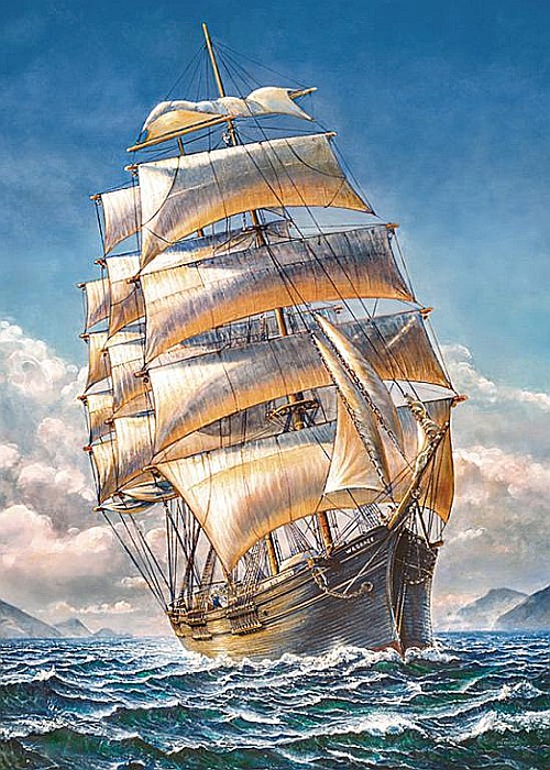 Puzzle 1000 piese Sailing the WR Grace 30448 Cherry Pazzi [3]