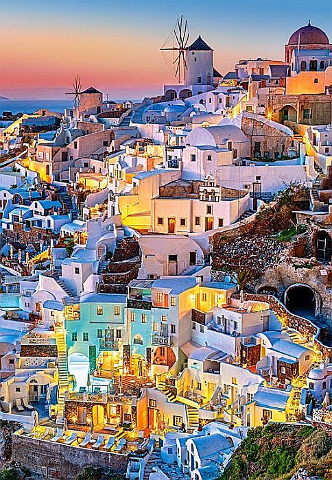 Puzzle 1000 piese Santorini Lights 103522 [2]