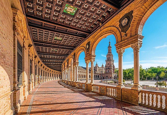 Puzzle 1000 piese Spanish Square Seville Spain Castorland 105106 [2]