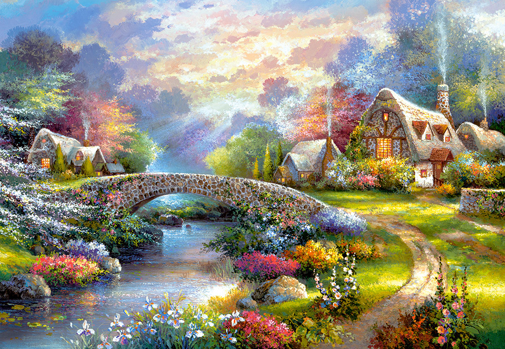 Puzzle 1000 piese – Springtime Glory – Castorland [2]