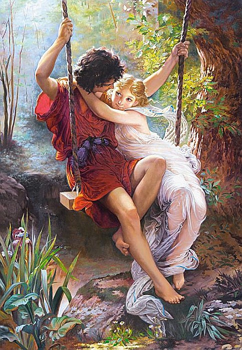 Puzzle 1000 piese Springtime, Pierre-Auguste Cot 101641 [2]