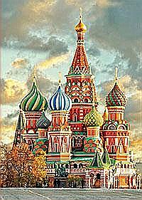 Puzzle 1000 piese St Basils Cathedral, Moscow 17998 [2]