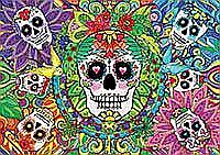 Puzzle 1000 piese Sugar Skulls "Neon" 17975 [2]