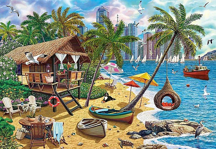 Puzzle 1000 piese Summer in the City 105045 Castorland [2]