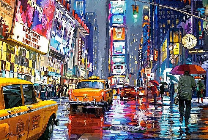 Puzzle 1000 piese Time Square 103911 [2]