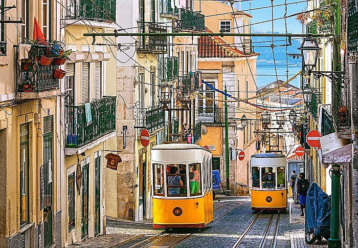 Puzzle 1000 piese Tramvaiele din Lisabona, Portugalia 104260 [2]