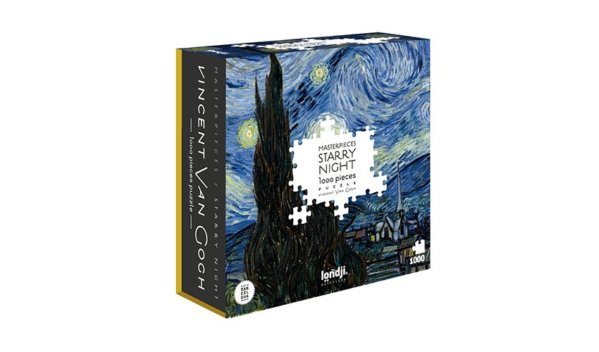 Puzzle 1000 piese Van Gogh Noapte instelata, Londji [1]