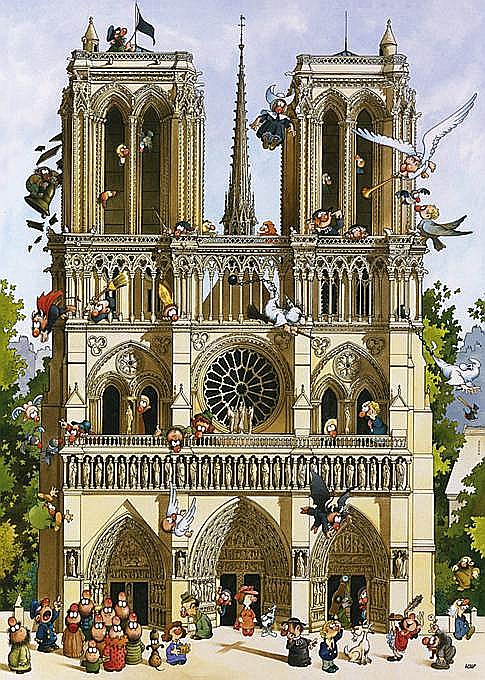 Puzzle 1000 piese Vive Notre Dame 29905 [2]