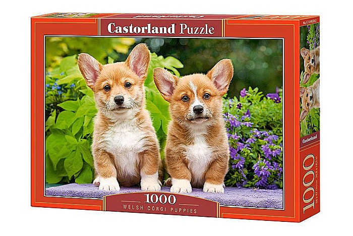 Puzzle 1000 piese Welsh Corgi Puppies 104659 [1]