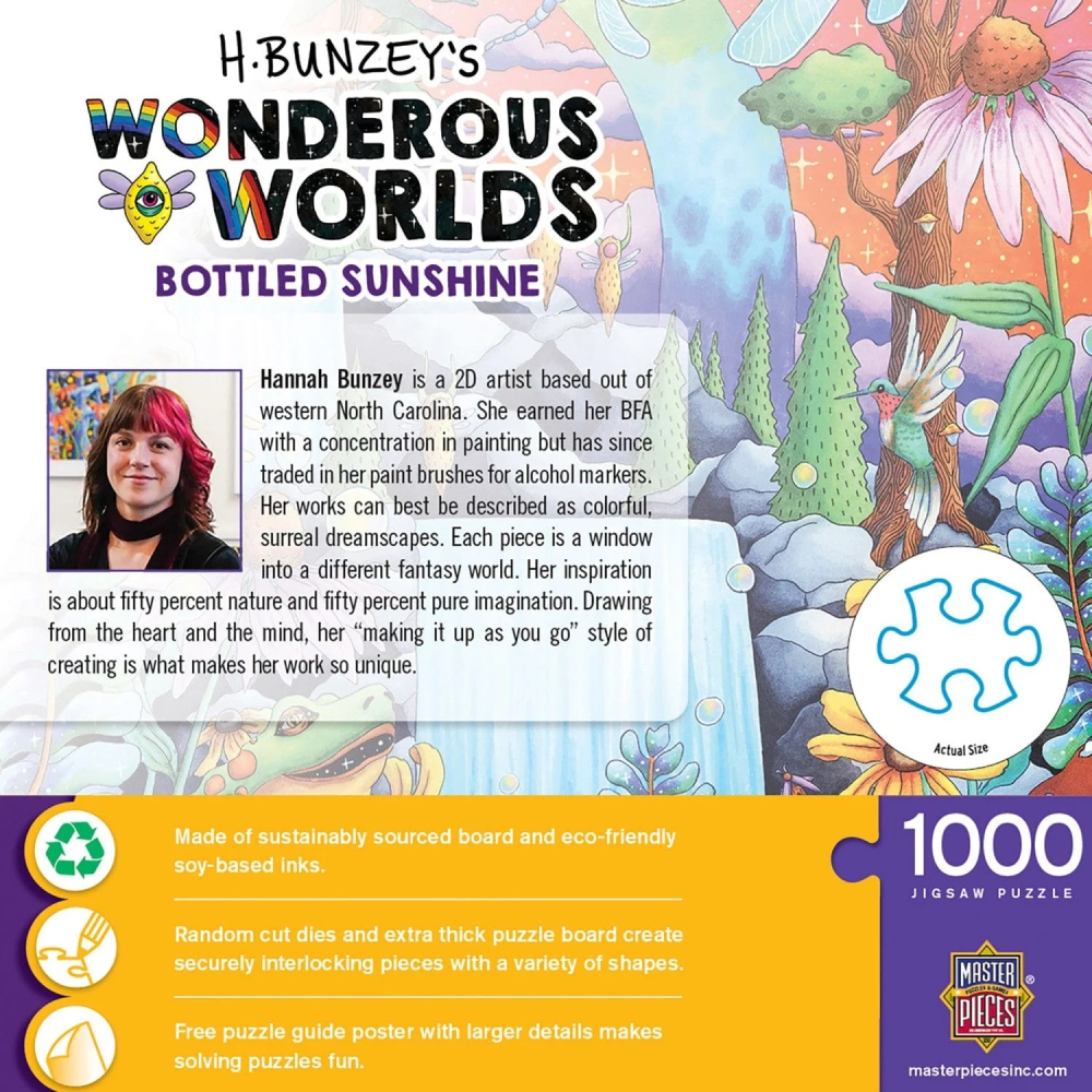 Puzzle 1000 piese Wonderous Worlds Bottled Sunshine [3]