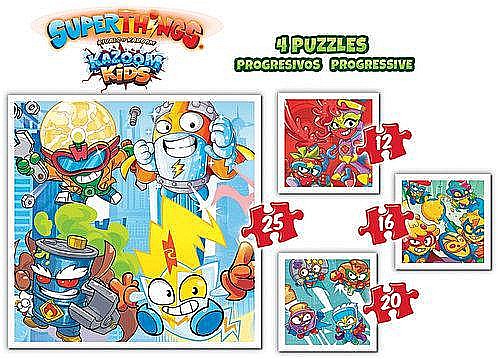 Puzzle 12-16-20-25 piese Superthings Educa 19310 [2]