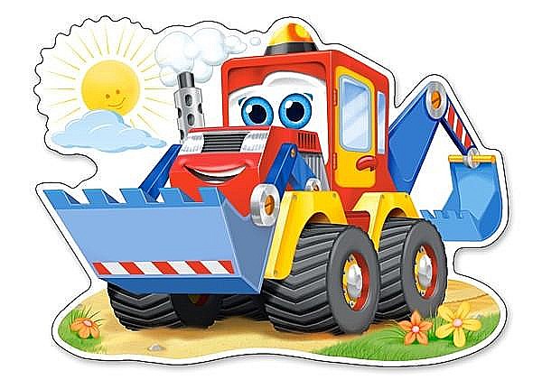 Puzzle 12 piese Maxi Funny Digger 120024 [2]