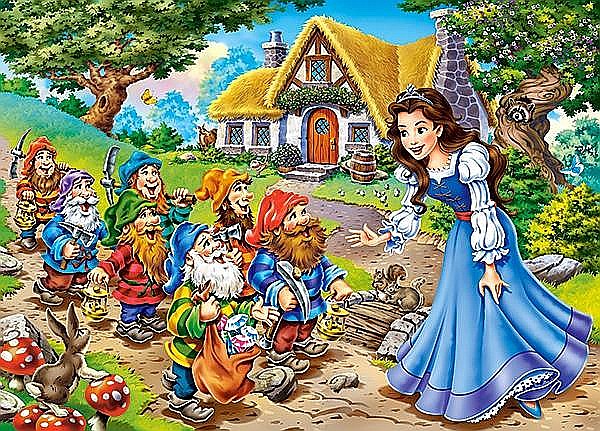 Puzzle 120 piese Alba ca Zapada si cei sapte pitici 13401 [2]