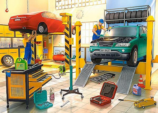 Puzzle 120 piese Car Workshop Castorland 13531 [2]