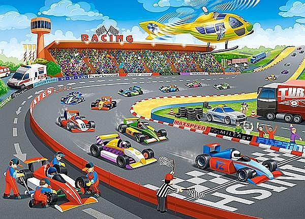 Puzzle 120 piese Formula 1 13470 [2]