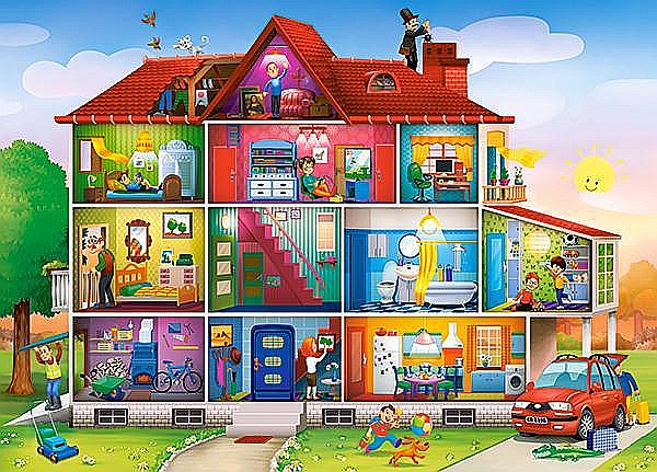 Puzzle 120 piese House Life Castorland 13548 [2]