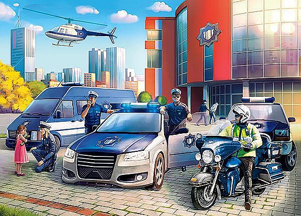 Puzzle 120 piese Police Station Castorland 13562 [2]