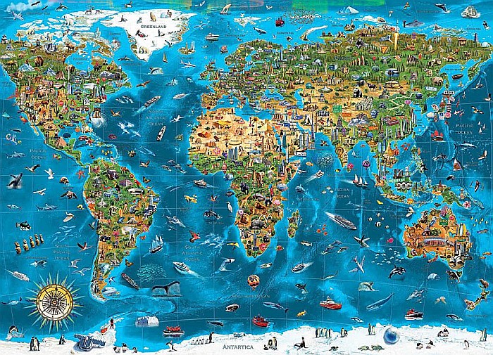 Puzzle 12000 piese Wonders of the World Educa 19057 [2]
