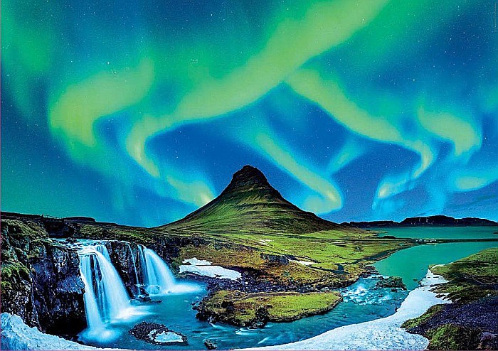Puzzle 1500 piese Aurora Boreal, Islanda Educa 19041 [2]